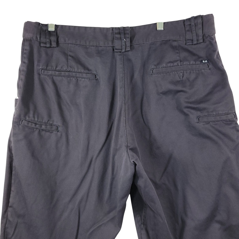 5.11 Tactical Series Pants Mens 40/32 Blue Cotton Cargo Utility Workwear‎